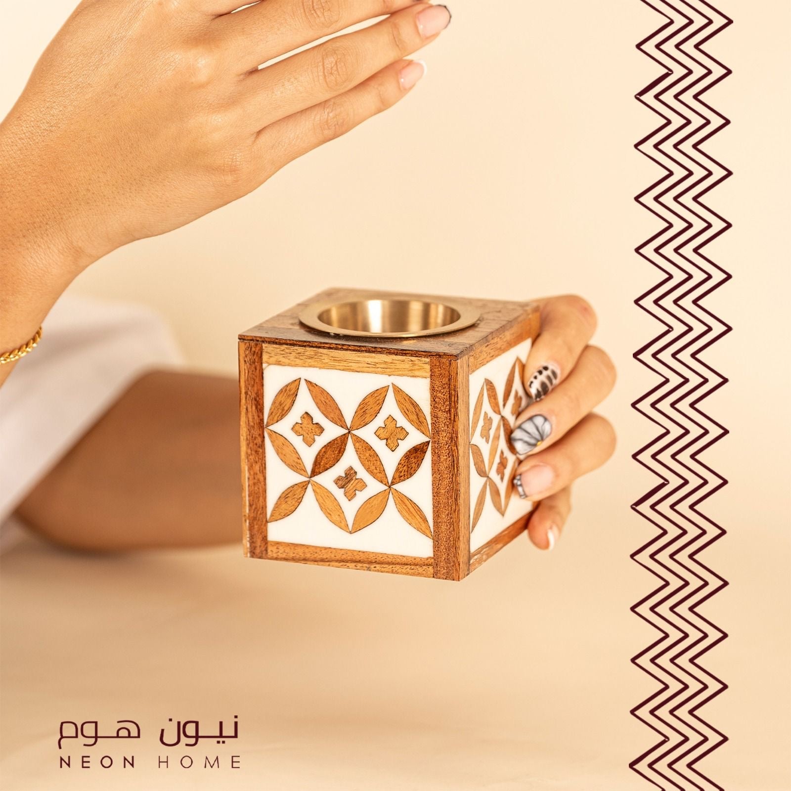 مبخر خشبي هندي